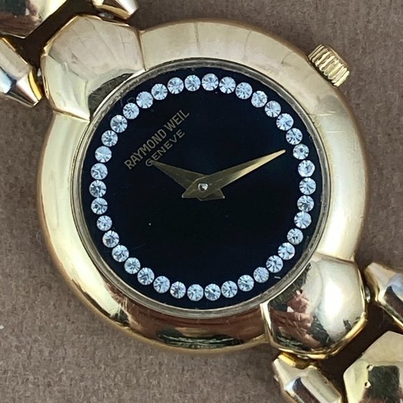 Vintage Raymond Weil Geneve 18 Karat 10 micron thick Gold Plated  Swiss Watch - Picture 3 of 7